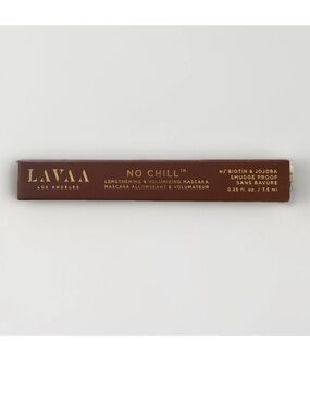 LAVAA No Chill Mascara Brown Lengthening & Volumizing Smudge Proof Biotin NIB